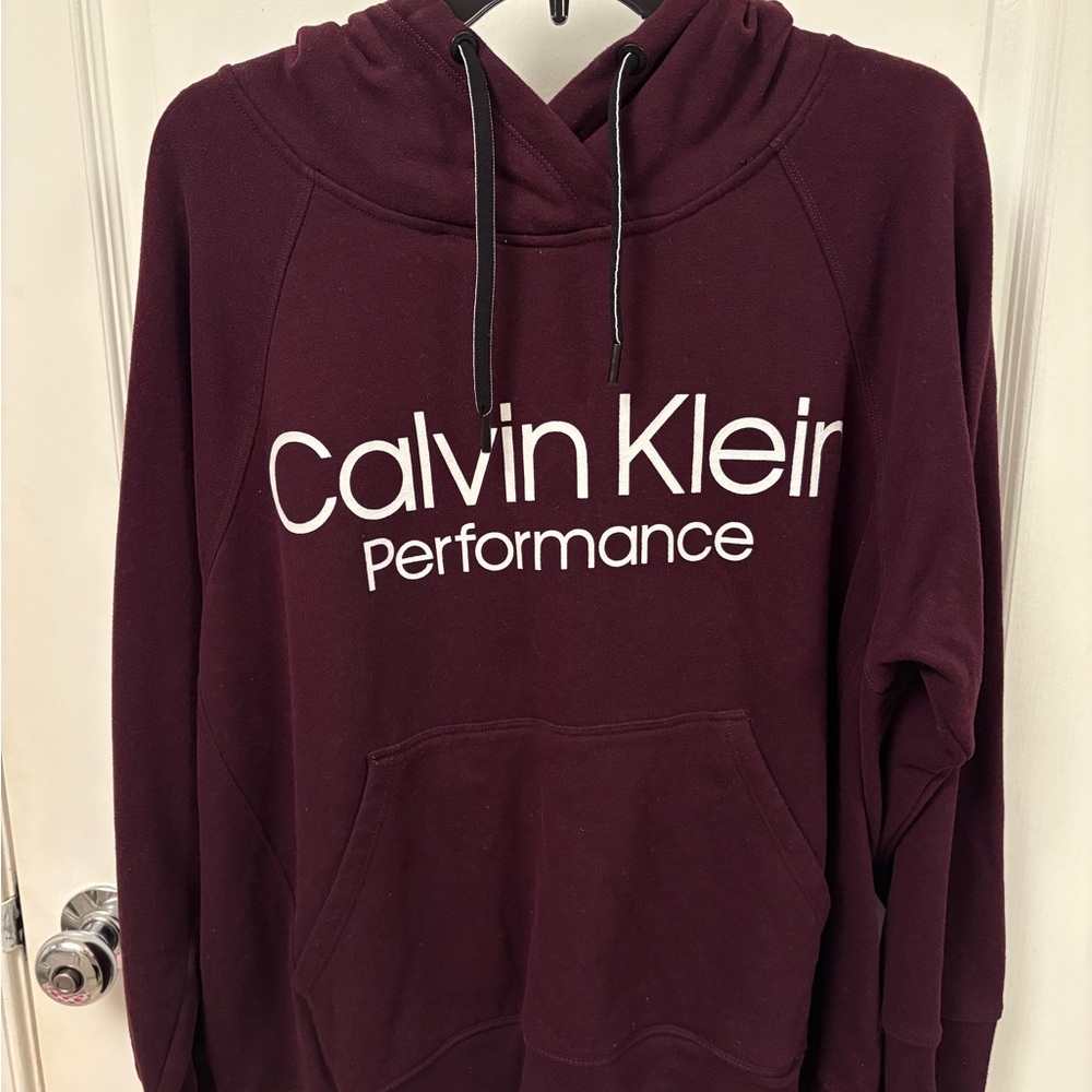 Calvin Klein Performance Women's Maroon Hoodie